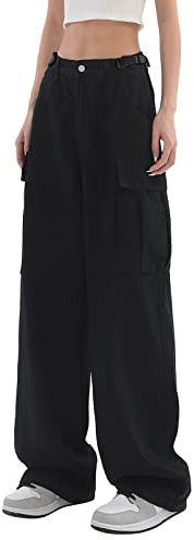 Pantalon Treillis Femme,Pantalon Cargo Femme Grande Taille Pantalon en Jean Militaire Pantalon De Sport Pantalon De Plein Air Pantalon De Travail Sweatpants avec Poches