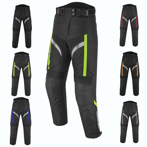 Vaster Moto Herren Motorradhose Wasserdicht Cordura Textil Schutzhose für Motorradhose mit Herausnehmbarer Panzerung Fahrrad