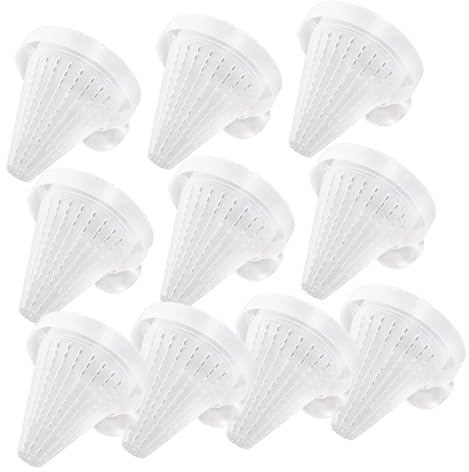 HOMOBABE 10piezas Taza De Alimentación para Peces Ventosa Comedero De Gusanos para Acuario Embudo De Soporte para Alimentos Aleatorios