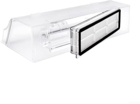 Contenedor de polvo de repuesto para aspiradoras robóticas D9 L10 Plus, contenedor de recogida de desechos mejorado para un mejor rendimiento de limpieza y eficiencia de succión (D9)