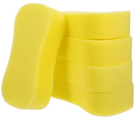 SEWOART 5 Pezzi Spugne Assorbenti Alta Densità Spugna Grande Forma di Osso per Pulizia Auto Interni Cucina Bagno Lavaggio Vetri e Pareti Riutilizzabili e Adatte Pulizie Intensive