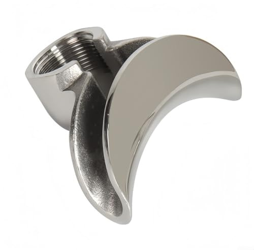 Bulevisiter Beccuccio portafiltro singolo o doppio in acciaio inox per macchine da caffè E61 – compatibile con macchine da caffè da 51 mm/53 mm/54 mm/58 mm, per parte di estrazione del caffè facile da