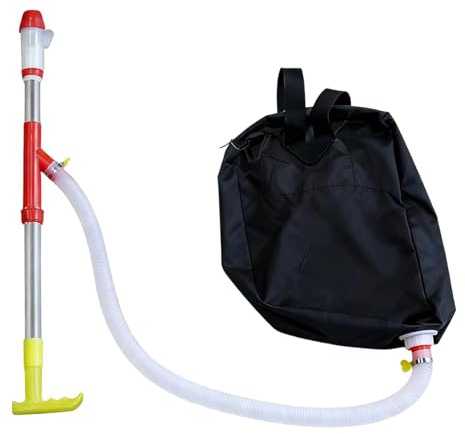 Fonowx Spandiconcime, Irroratore a Zaino, Letame, Sacchetto Erogatore di Fertilizzante per Mais, Tubo in Acciaio Inossidabile