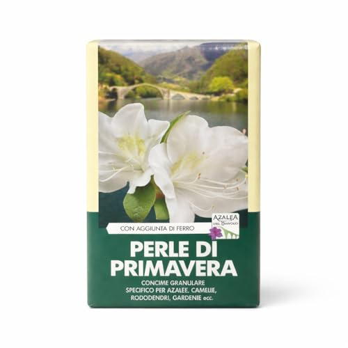 Perle di Primavera Concime per Acidofile 500 g | Fertilizzante a Lenta Cessione per Azalee, Camelie, Rododendri e Gardenie