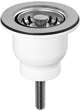 Mcalpine 85mm Chrome Belfast Sink Basket Strainer Waste Kit MBSWSS85-90