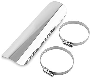 Tubo de escape universal, protección térmica, silenciador motocicleta cubierta recta negro o plateado for motociclistas uso diario carreras y viajes
