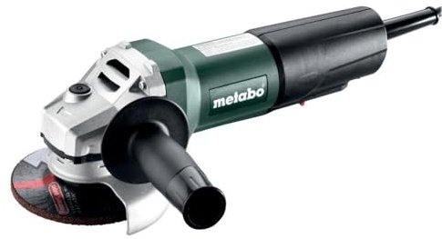 Metabo 4-1/2-Inch / 5-Inch Angle Grinder, 12,000 RPM, 11 Amp, AC/DC, Paddle Switch, Tool-free Adjustable Guard, WP 1100-125, 603612420, Green