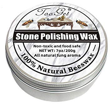 TooGet Lucidatura e Restauro per Mobili in Cera D'api per Pietra Cura della Cera D'api per Mobili in Marmo Piastrelle in Ceramica Pavimento in Pietra Protezione - 200g