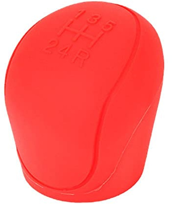 HARR Pomello del Cambio Universale per Auto Copertura per pomello del Cambio Automatico in Silicone Morbido a 5 Marce Tappo per pomello del Cambio con Leva del Veicolo Antiscivolo