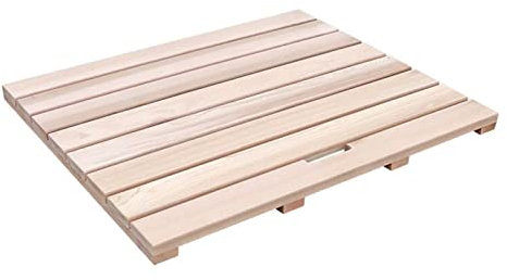 ZXCVBAS Caillebotis en Bois,Tapis De Douche ​Antidérapant, pour Baignoire, Spa, Sauna, Huile Finie pour Une Utilisation Intérieure Ou Extérieure, Personnalisation De Taille,50x50cm/20x20in