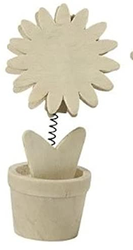 Memo Holders Notizhalter mit Metallfeder, Blumen im Topf, 1 Stück creotime Sonne