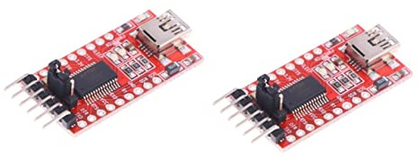Toyvian 2pcs Ftrl Ftdi USB to Ttl Serial Adapter Module for Mini Port and Compatible USB to Ttl Module Adapter