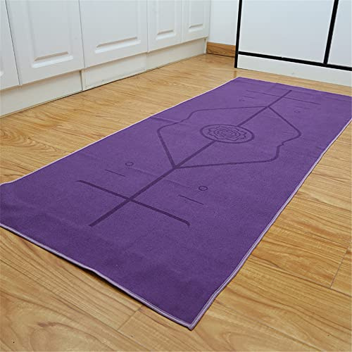 Morbuy Mikrofaser Hot Yoga Handtuch, Yoga Mat 185x63cm rutschfest Fitnesstuch Weich Atmungsaktiv Antirutsch Yogatuch Gilt für Fitness Ausbildung