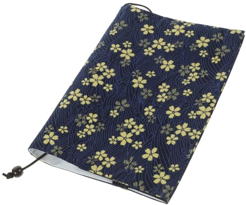 Operitacx Coprilibro Tessuto A5 Regolabile Copertina Protettiva Decorativa in Stoffa Resistente Per Libri E Taccuini Uso Scolastico E Ufficio Manica Antiscivolo Facile Da Montare
