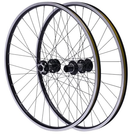 Mountainbike Laufradsatz Vorne & Hinten Felgen Mountainbike-Laufradsatz FahrräDer Ersatzreifen Schwarz Aluminium Schnellspanner MTB Rims FüR 29 Zoll 7-12 Gang Vorder Oder Hinterrad