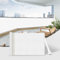 Sunnylaxx Pantalla privacidad Balcon 85x300cm,Ant-UV Resistente al Viento,Pantalla para Balcón Jardín Protección de Privacidad,con Ataduras de Cables,Blanco