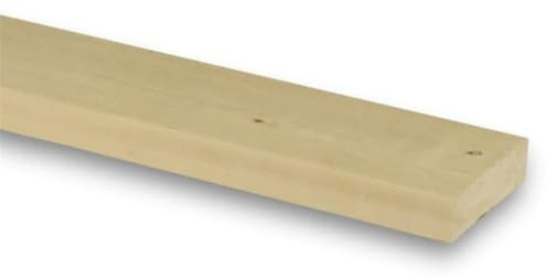 PACK OF 10 (Total 10 Units) - 19mm x 75mm (15mm x 70mm Finish) Planed All Round Redwood Timber - 2.1m Length