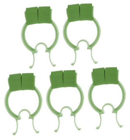 Healeved Clip Nasal para Ejercicios De Respiración y Moldeado Nasal, 5 Unidades Verdes, Material Eva, Mejora Capacidad Pulmonar, Pinzas Correctoras Nasales, Uso Diario para Adultos y Deportistas