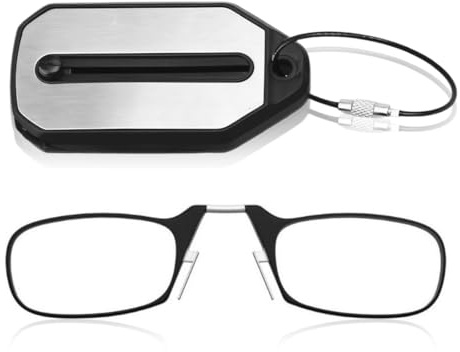 EIH1 Lunettes pour Lire sans Branche pour Hommes et Femmes Mini Portable Pince Nez Lunettes de Lecture Légères(2.0)