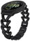 KeHowy 20mm Bracelet Métal Pour Garmin Vivoactive 5/6/Forerunner 165/165 Music/245/645 Music, Sangle Chaîne Bracelets Pour Garmin vívomove Trend/Venu Sq/Venu Sq 2/2 Plus/Approach S50/S44 - Noir