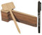 Worown 30 Stück Umweltfreundliche Pflanzenschilder aus Bambus, Extra lange T-förmiges, Langlebiges Pflanzschilder Holz mit Schwarzer Wasserfest Markerstift (H:18cm x W:6cm)