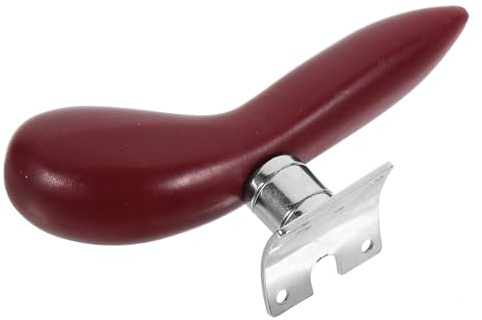 Rote Daumenauflage für Fagott mit Abnehmbarer Silberner Basis | Abs und Eisen, Vogelartige Form, Handliche Lösung, Stilvoll, Auffällig, für Bassoon Daumen, Zubehör