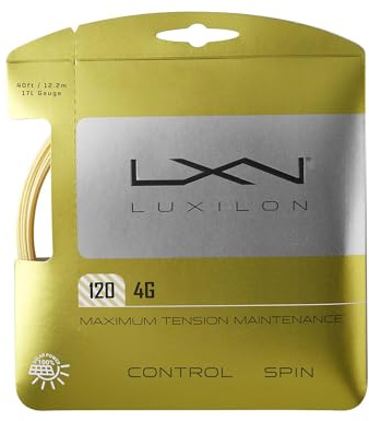 Wilson Luxilon 4G 120 Tennissaiten-Set, Hervorragende Spielbarkeit, Innovative Materialien, Lange Haltbarkeit