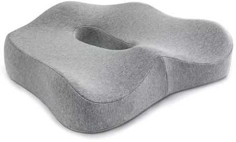 XINYIN Cuscino del Sedile per Seduta Prolungata Fodera Rimovibile Sedia da Ufficio Auto Sollievo dai Dolori Coccige del Sedile in Memory Foam A Rimbalzo Rapido Sedia