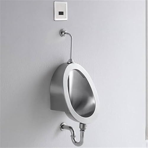 Urinoir mural pour homme avec capteur intelligent en acier inoxydable 304 pour adulte pour usage domestique et commercial