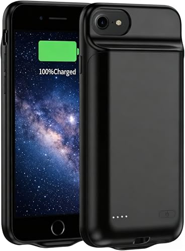 MIGAFEI Battery Case for iPhone 6/6s/7/8/SE (2020/2022) 4.7 Inch, 6800mAh Portable Charger Case, Rechargeable Battery