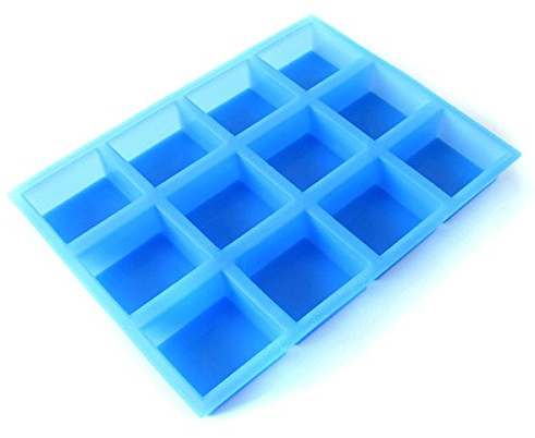 Savon Nicole Silicone Moule 12 Cavités Carré Moule Barre Main À La Main Faire Tourbillonner Faire Outil