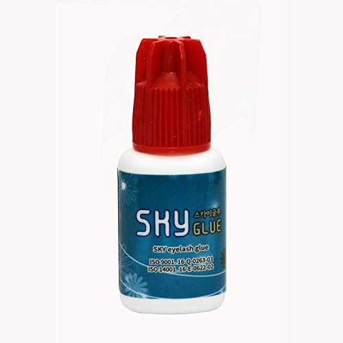 Wimpernkleber für Wimpernverlängerung - Professionell - Ultra Starker Halt- lange Haltbarkeit - Verschiedene Sorten - Schwarz - 5ml (D+)