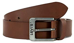 Levi's Herren FREE Gürtel, Braun (Medium Brown 28), 100