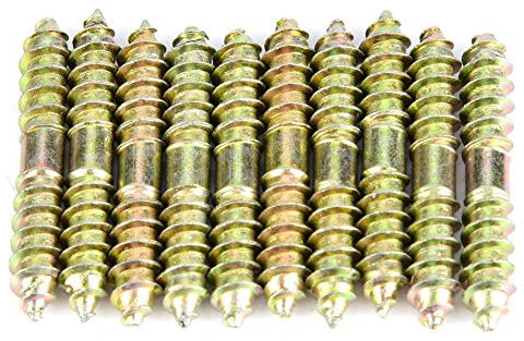 Dowel Screw, 10 Pcs Woodworking Dowel Screw, for Making Joints Between Two Pieces of Wood Furniture Connector