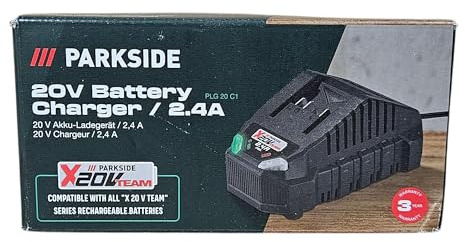 Parkside Ladegerät PLG 20 A1 kompatibel mit X20V Team 65W