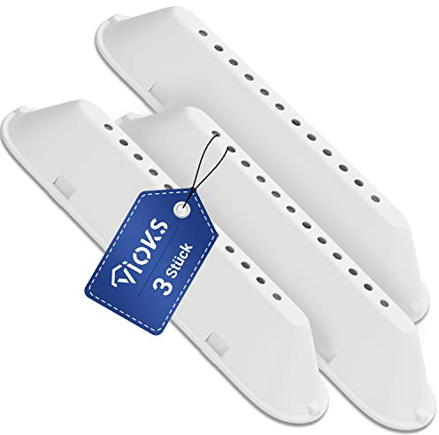 VIOKS Juego de 3 aletas de tambor de 225 x 53 x 40 cm, repuesto para Indesit 482000023096 C00268109 C00533119 – Aletas de arrastre para lavadora Whirlpool Ariston Indesit