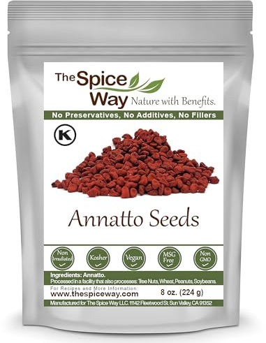 The Spice Way Annatto Seeds - (8 oz) also known as achiote seed