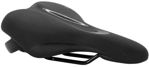 Selle Royal Unisex – Erwachsene Rio Unitech Relaxed Cityradsattel, Schwarz, Einheitsgröße