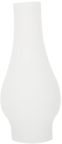 Uonlytech Zylinder Lampenglas Vesta Schirm Petroschirm Glasschirm Öllampe Glaszylinder Lampenschirm Glas Ersatzschirm Ersatzglas Lampenabdeckung für Öllampe Wandlampe Petroleumlampe Weiß