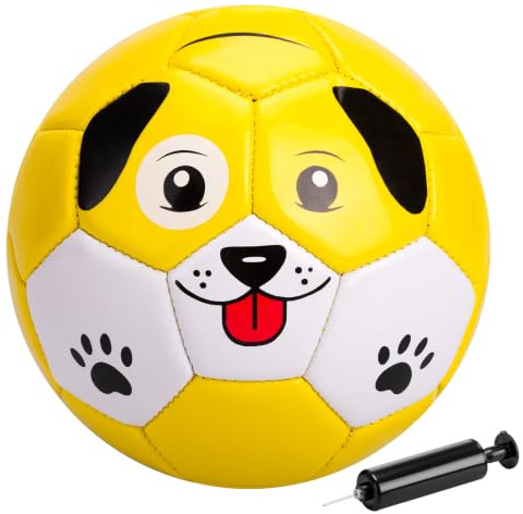 INPODAK Kids Football Small Soccer Ball for Childs 3-12 with Pump Mesh Bag | Children Footballs Small Ball for Kids Indoor Outdoor Garden Yard Training Football Gifts for Girls Boys Christmas Easter