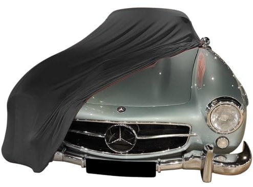 Star Cover Indoor Autoabdeckung kompatibel mit Mercedes-Benz 300 SL Gullwing SUPER Soft Stretch