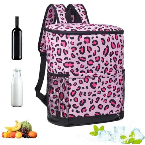 Fukamou Kühlrucksack, Isolierter Kühlrucksack - Isolierter, Auslaufsicherer Rucksackkühler, Wasserdichter Eistruhen-Rucksack, Getränke-Biertasche Für Wanderpicknick