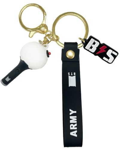 Porte Clef BTS, BTS Porte Clé Kpop pour Fans, BTS Keychain Femme Pendentif, BTS Merchandise Fille Cadeau, Clé de Voiture et Sac à Main, BTS Kpop Accessoires Convient Aux Fans