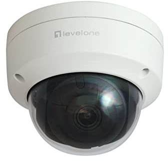 Levelone Gemini FestE-DoM-IP-NetzwerK-Kamera - 6 Megapixel - H.265 - 802.3af Poe - IR-Leds - Innen / Au?en - IP-Sicherheitskamera - Innen & Au?en - K