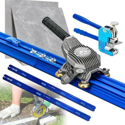 DPLXQPP Set di Utensili Professionali Taglio Manuale di Piastrelle con Tagliapiastrelle di Grande Formato per Utensili Manuali per Il Taglio Piastrelle di Grande Formato,2.2m
