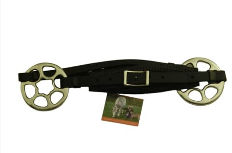 Stella Hackamore mit Waffelpolster BioThane-Nasen- und Kinniemen Reiten Pferd Gebisslos Zäumung (Kaltblut)