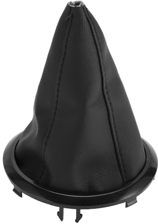 HEROFFIX 1 Pc Gear Shift Stick Gaiter for Suzuki Swift 2005-2010 Gear Stick Knob Cover Boot Shift Cover Black Faux Leather
