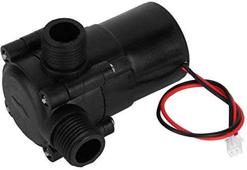 Vvikizy Small Portable Micro-hydro Generator, DC Water Hydroelectric Generator, Tubular Pipeline Water Power Generator, 3.5W, for Garden Tool
