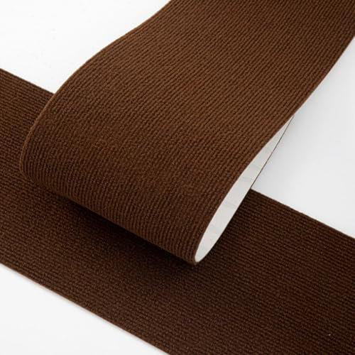 Alfombrilla de seguridad adhesiva antideslizante para niños, personas mayores, mascotas, color marrón, protección antideslizante (80 x 20 cm, 1 unidad)