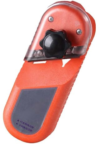 Rainorning Rabot à Chanfreiner Les Plaques de Plâtre, Double Usage, Plat et à 45 Degrés, pour Plafond et Bois, avec 10 Lames